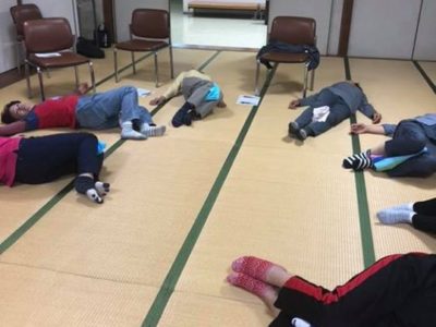 昨晩は大崎町で体操教室を行いました。